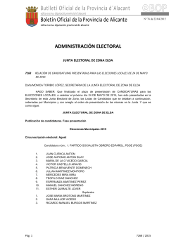 Junta Electoral de Zona de Elda