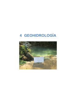 4 GEOHIDROLOGÍA