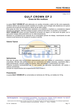 GULF CROWN EP 2 - Gulf Oil Argentina