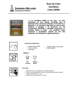 Hoja T&eacute;cnica - Pinturas Penco CA