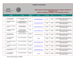 Directorio de Servidores P&uacute;blicos