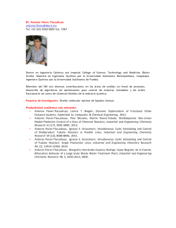 Dr. Antonio Flores Tlacu&aacute;huac