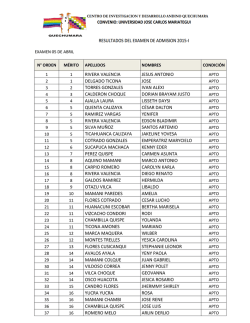 Haga clic aqui para ver la lista de ingresantes.