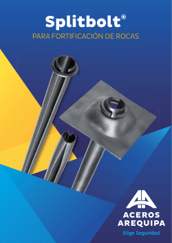 HOJA TECNICA SPLITBOLT (NUEVO ESTILO