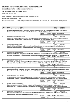 Ingeniero en Sistemas Inform&aacute;ticos - biblioteca espoch