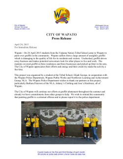 Press Release - City of Wapato