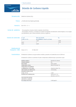 Di&oacute;xido de Carbono L&iacute;quido