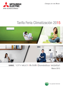 Tarifa Feria Climatización 2015