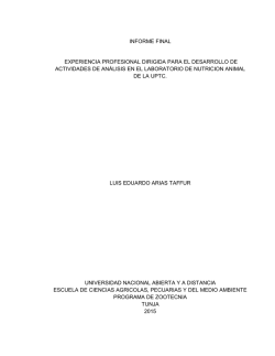 informe final experiencia profesional dirigida para el desarrollo de