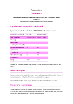 Instrucciones de uso Sobres