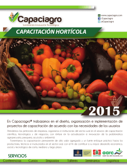 capacitación hortícola 2015