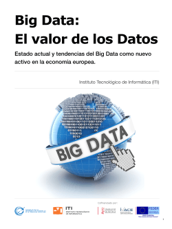Big Data: El valor de los datos. - Colegio Oficial de Ingenieros en
