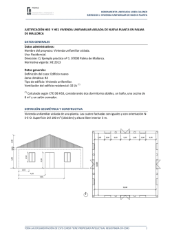 JUSTIFICACI&Oacute;N HE0 Y HE1 VIVIENDA UNIFAMILIAR
