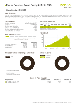 Informe trimestral