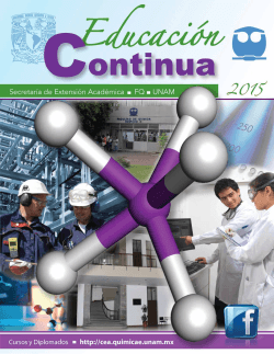Boletín 2015 - Facultad de Química