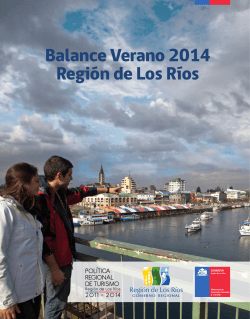 Balance Verano 2014 Región de Los Ríos