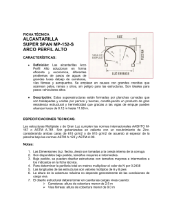 ALCANTARILLA MULTIPLATE arco perfil alto