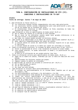 Tema 6. Configuraci&oacute;n de instalaciones de RTV (II)