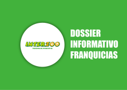 DOSSIER INFORMATIVO FRANQUICIAS