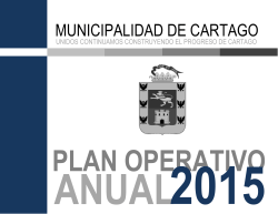 2015 - Municipalidad de Cartago