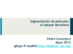 Presentación - Grupo de Usuarios de R de Madrid