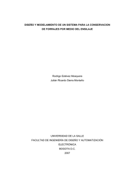 DISE&Ntilde;O Y MODELAMIENTO DE UN SISTEMA PARA LA