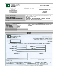 pase de salida de vehiculo oficia