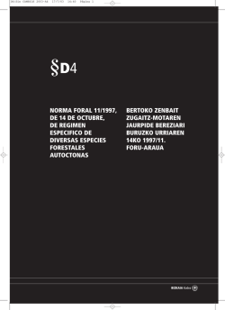 norma foral 11/1997, de 14 de octubre, de regimen especifico de