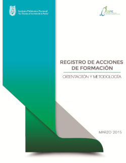 Descargar documento de apoyo para el registro de acciones