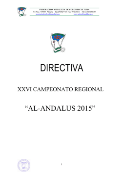 DIRECTIVA - Delegaci&oacute;n Sevillana de Colombicultura