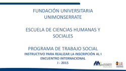 Presentación de PowerPoint - Fundación Universitaria Monserrate