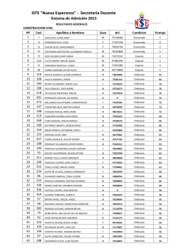 ISTE "Nueva Esperanza" - Secretaria Docente