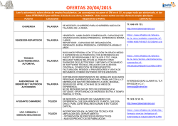 OFERTAS 20/04/2015