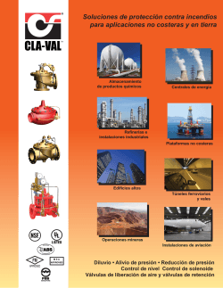 Cla-Val, Folleto Soluciones de protección contra incendios para