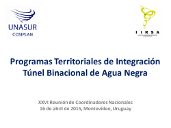 Anexo 4: Formulación del Programa Territorial de Integración