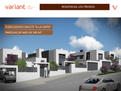Dossier / folleto informativo