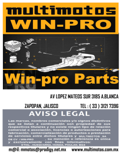 AV LOPEZ MATEOS SUR 3185 A.BLANCA ZAPOPAN, JALISCO