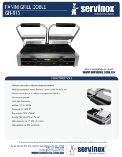 PANINI GRILL DOBLE GH813