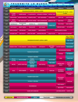 gu&iacute;a de televisi&oacute;n