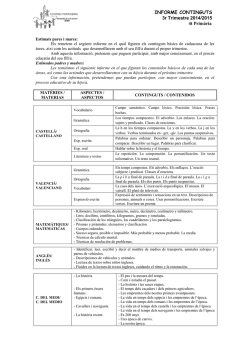 Informe continguts 3rT 4t