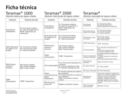 Ficha tecnica - Maquina y monitores