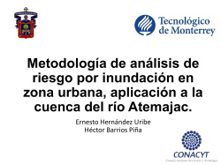 Metodología de análisis de riesgo por inundación en zona urbana
