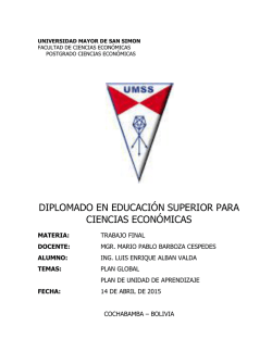 TRABAJO FINAL - DDigital UMSS