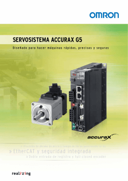 SERVOSISTEMA ACCURAX G5