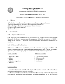 Gu&iacute;a para laboratorio de Valoraci&oacute;n de Soluciones