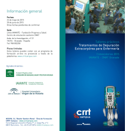 Talleres prácticos Tratamientos de Depuración