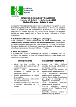 Maracay 2015 - Academia Nacional de Seguros Nilo Peña