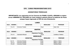 horario 2015 - asignaturas troncales - cpu curso