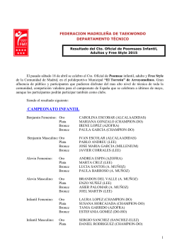 resultado cto. oficial poomsaes 2015