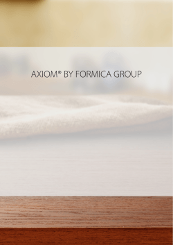 AXIOM® BY FORMICA GROUP